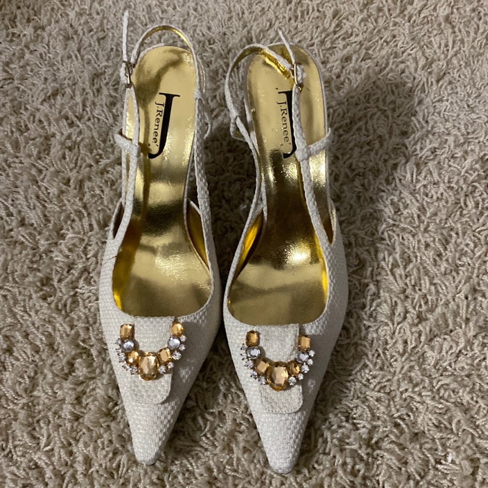 Sling back heels